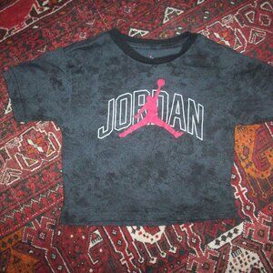 Air Jordan Jumpman t -Shirt Black Short Sleeve Cotton Blend Crew Neck Toddler 3T